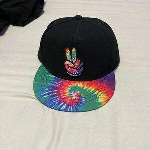 Black and Tye dye Hat